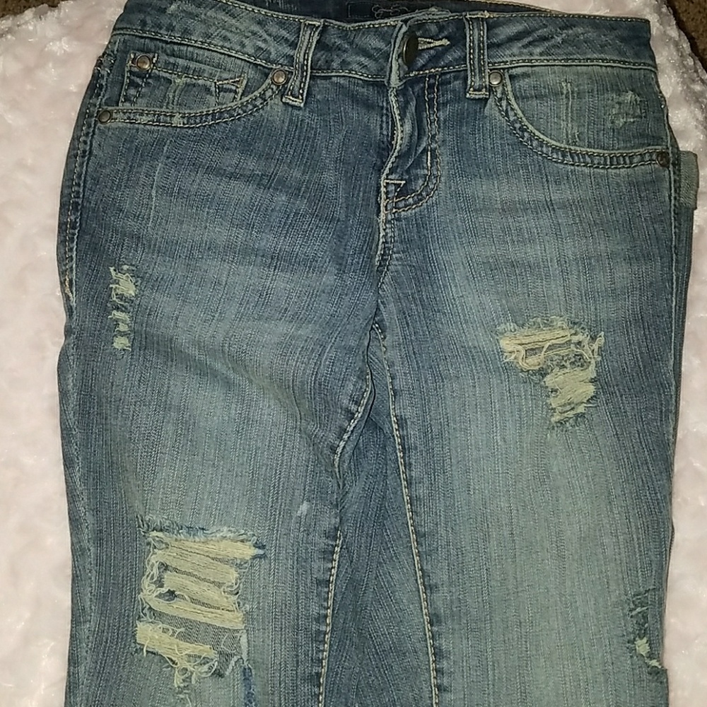 Jessica Simpson Distressed Jeans - Picture 4 of 8